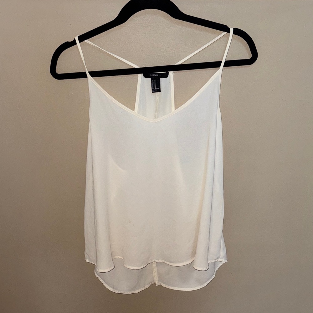 Forever 21 Cream Camisole Top